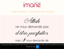 Tablet Screenshot of imanemagazine.com
